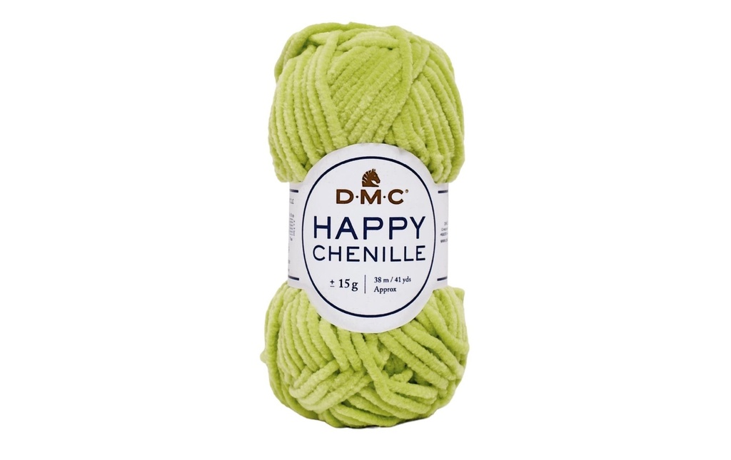 DMC Laine Happy Chenille Vert clair, 38 m