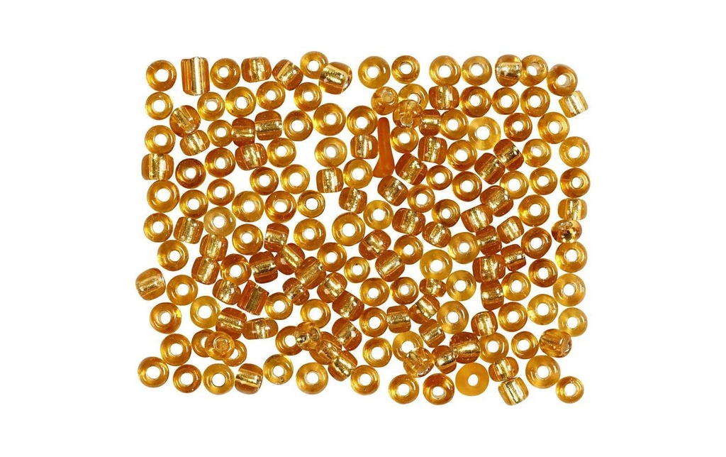 Creativ Company Perles de rocaille 8/0 Doré