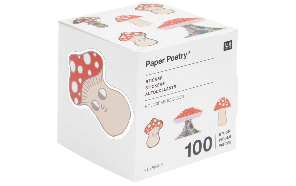 Rico Design Autocollants en rouleau Ø5 cm, 100 pièces