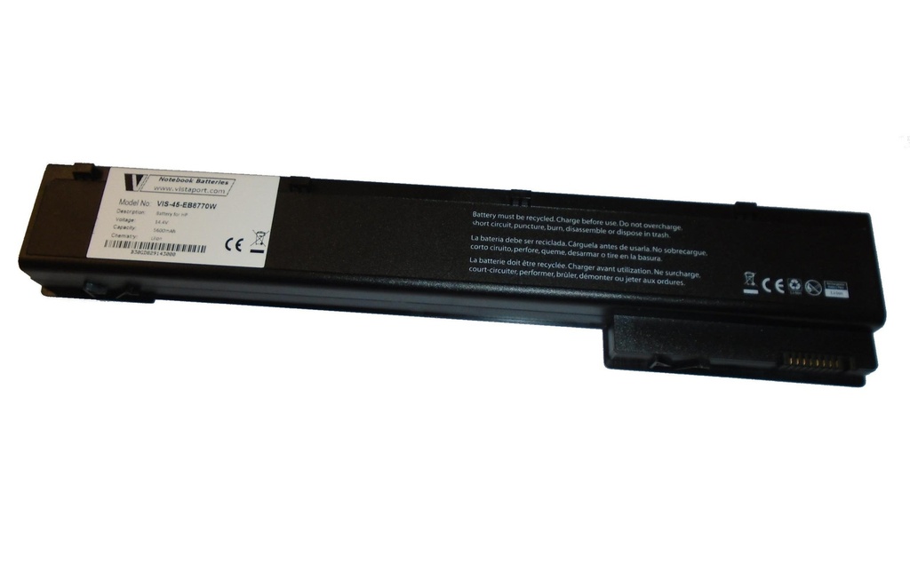 Vistaport Batterie pour HP EliteBook 8560W/8570W