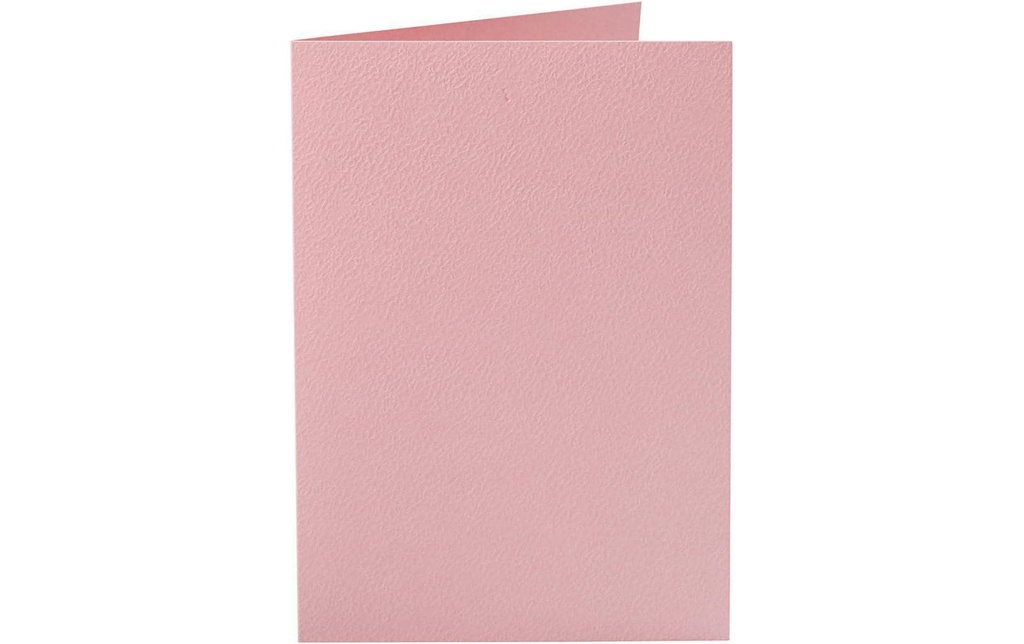 Creativ Company Carte vierge 10.5 x 15 cm sans enveloppe, rose