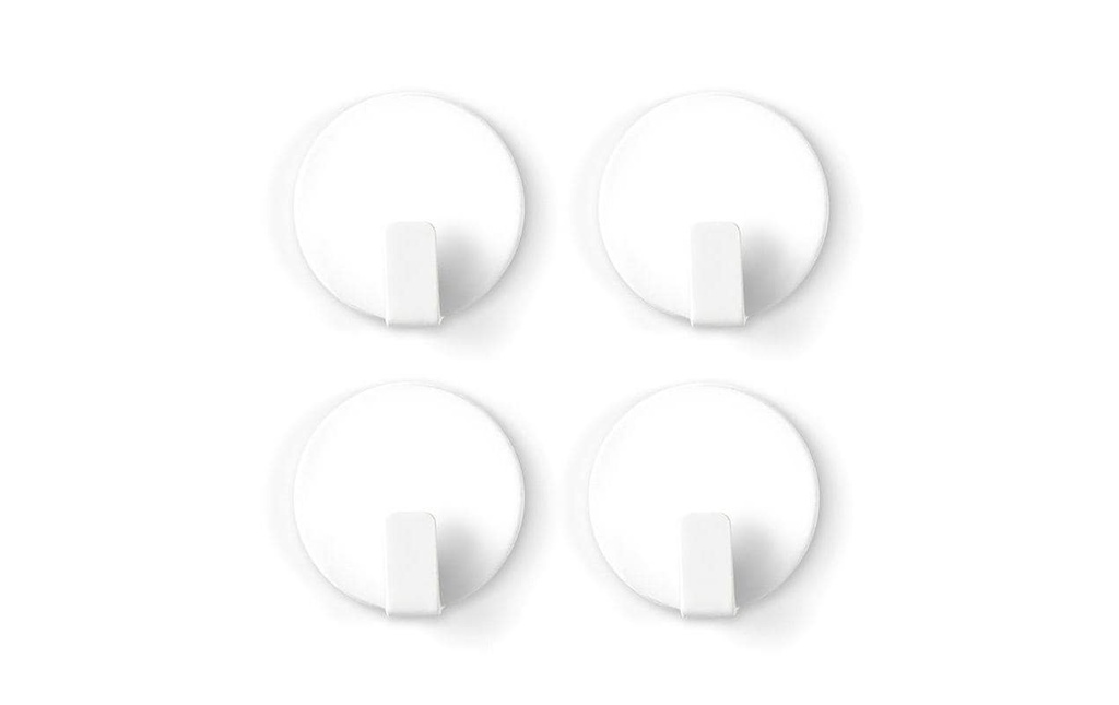 Trendform Aimant à crochet Solid Set de 4 pièces, Blanc