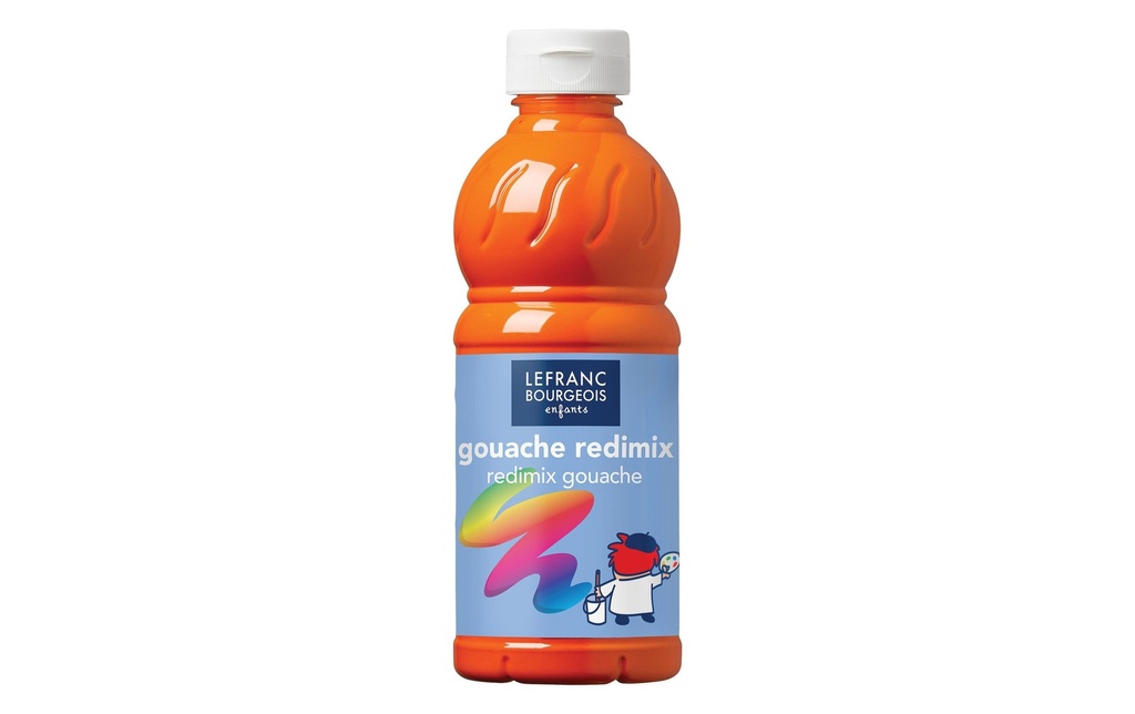 LEFRANC Peintures tempera Redimix 500 ml, Orange