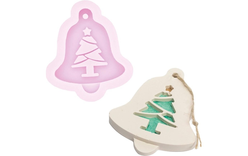Jesmonite Attache Moule en silicone Arbre de Noël