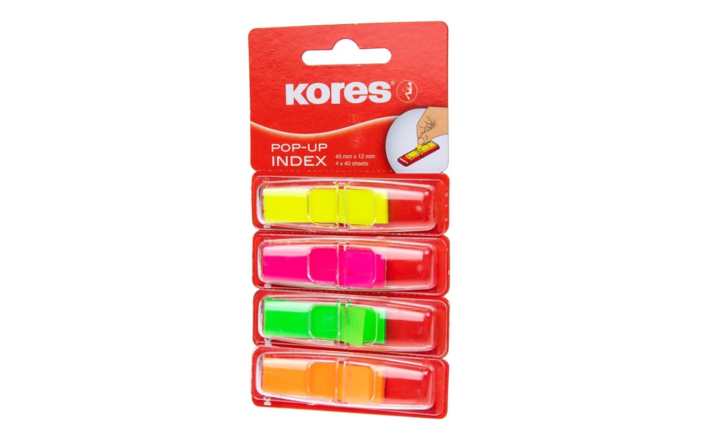Kores Marque-page Pop-Up 40 pièces par bloc