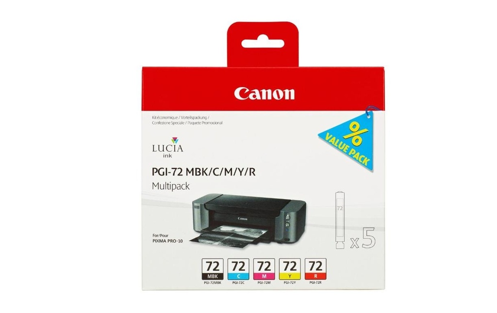 CANON Canon cart.PGI-72MBK/C/M/Y/R (5 pces)