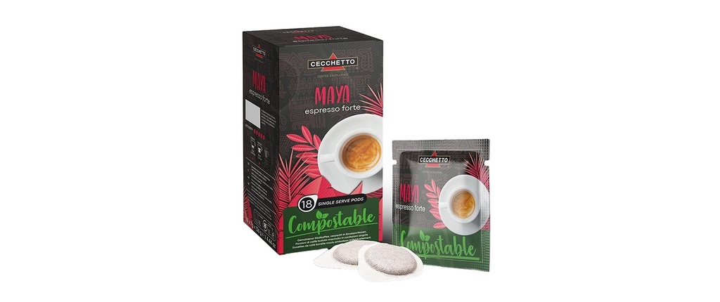 CECCHETTO Maya Espresso Forte E.S.E Pads 18 Pièce/s
