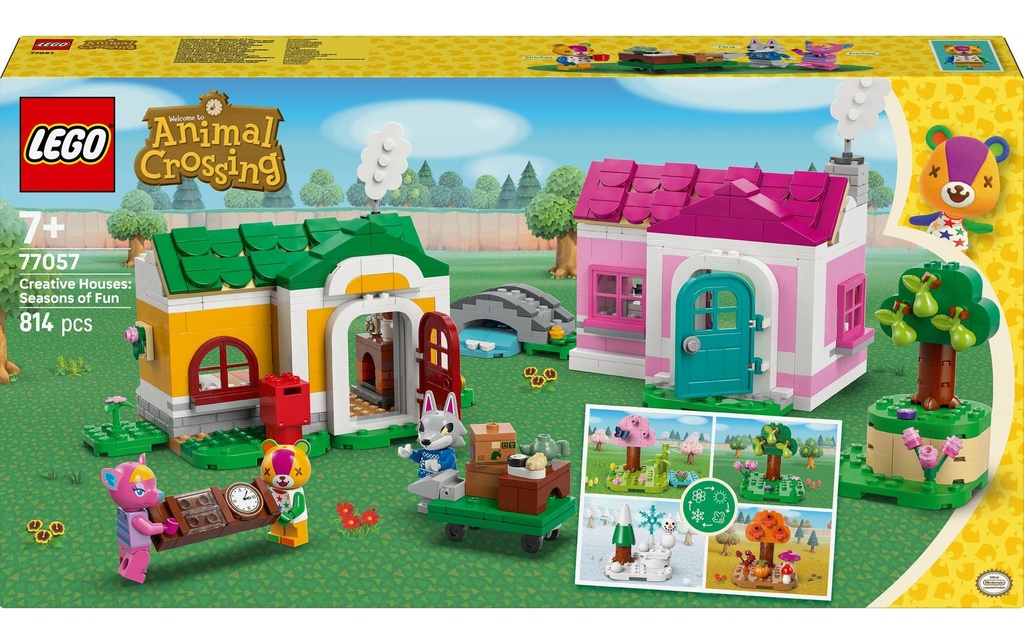 LEGO® Animal Crossing Maisons créatives 77057