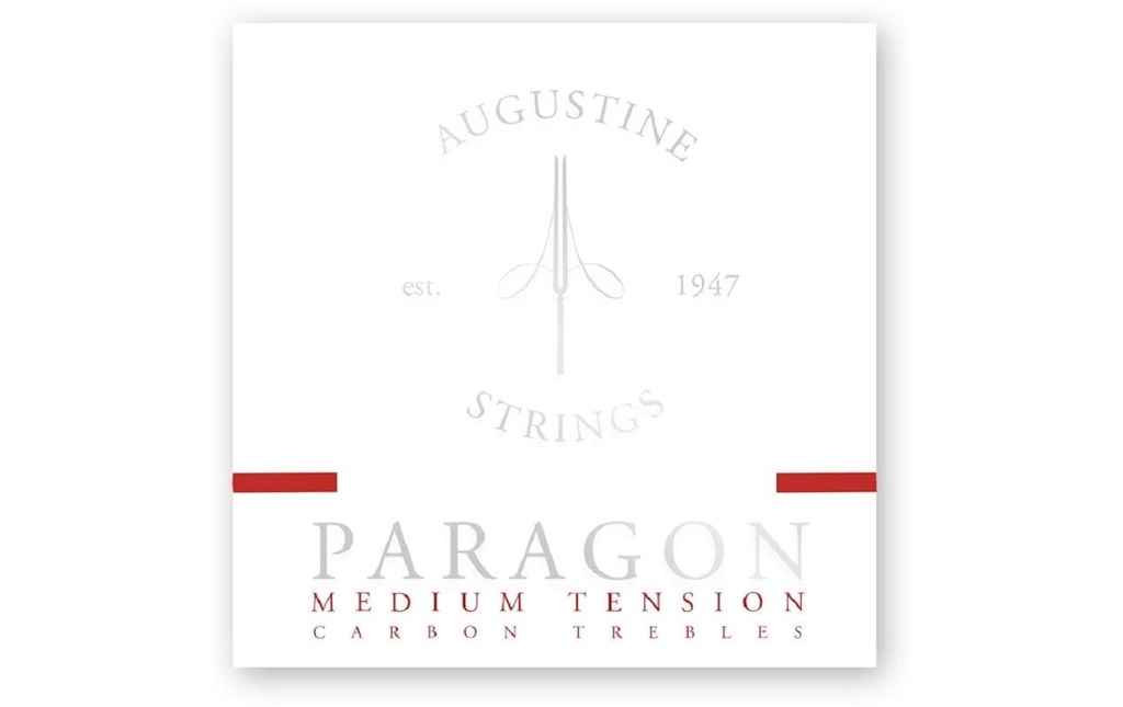 Augustine Cordes de guitare Paragon Red – Medium Tension