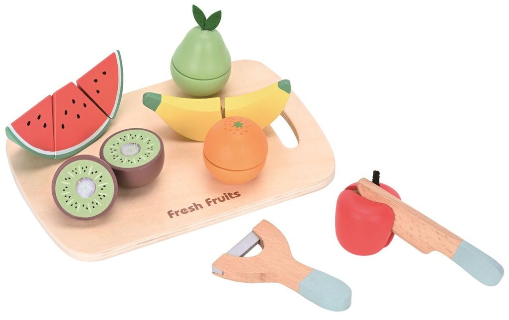 Spielba Holzspielwaren Set de fruits à couper