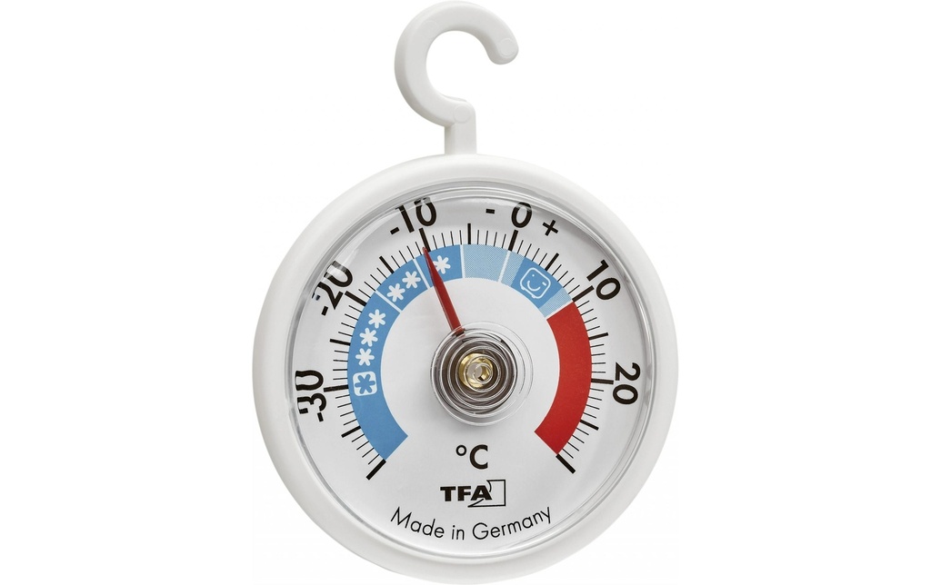 TFA Dostmann Thermomètre de congélation/de réfrigération Blanc