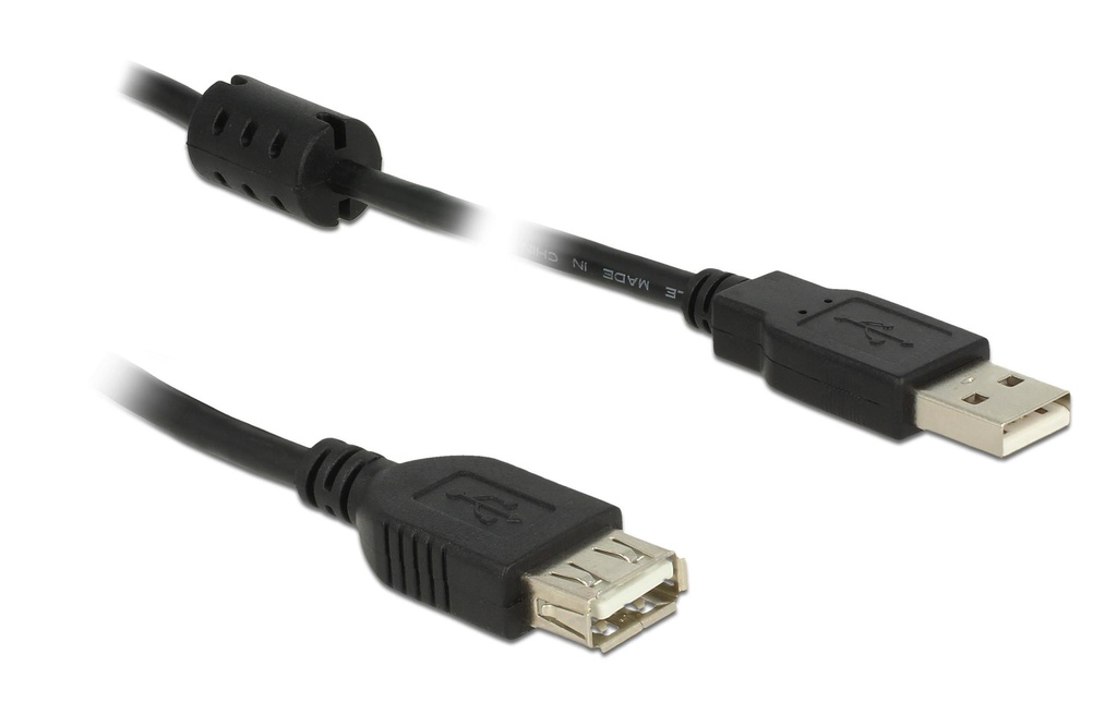Delock Câble de prolongation USB 2.0 USB-A - USB-A 0.5 m