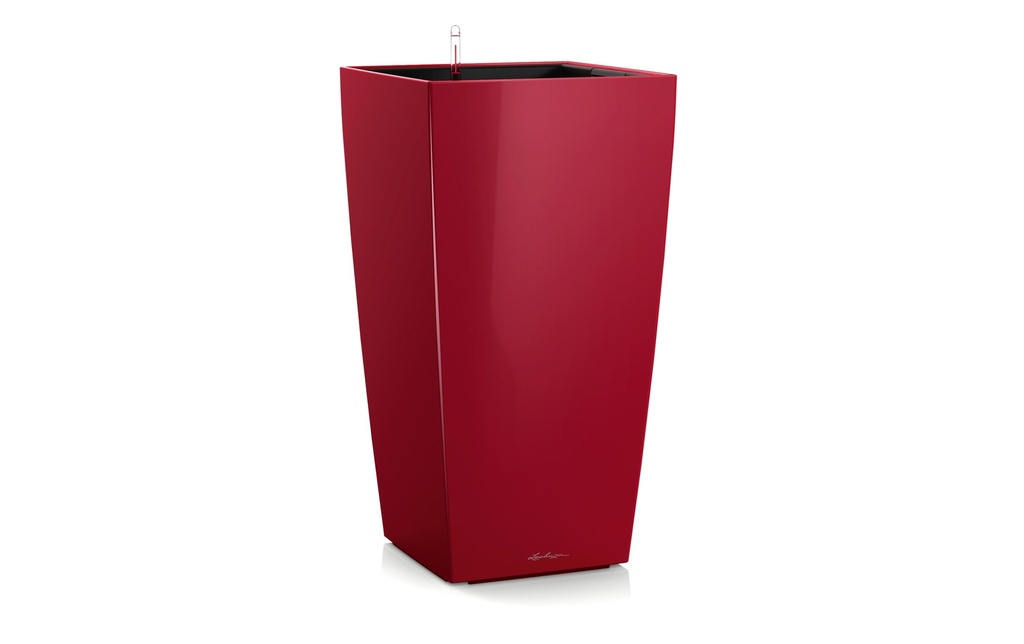 Lechuza Pot à fleur Cubico Premium 40 Rouge
