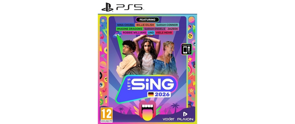 GAME Let's Sing 2026 pour PS5 German Version