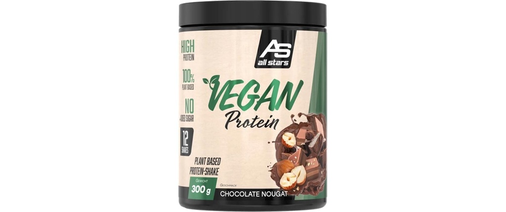 All Stars Poudre Protéines végétaliennes Chocolat &amp; noix 300 g