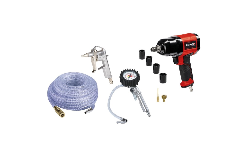 Einhell Kit d'accessoires pour air comprimé, 10 pièces