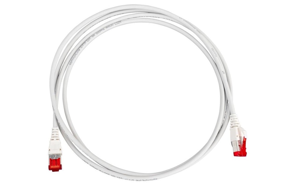 R&M Câble patch thinLine Cat 6A, U/FTP, 3 m, Gris