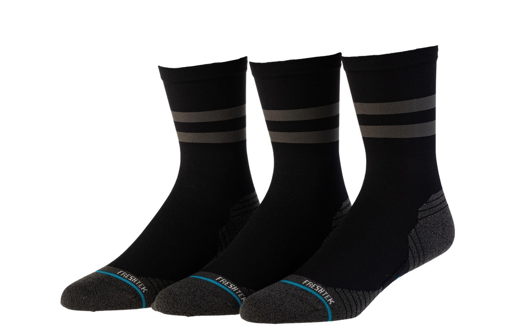 STANCE Chaussettes Franchise UL Crew Noir Lot de 3