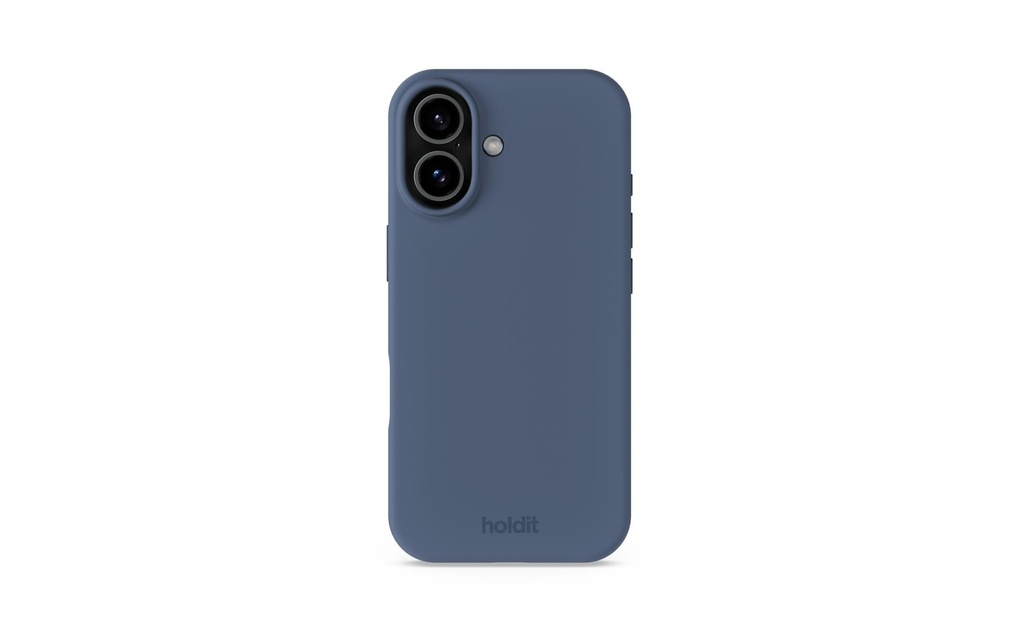 Holdit Coque arrière Silicone iPhone 17 Bleu
