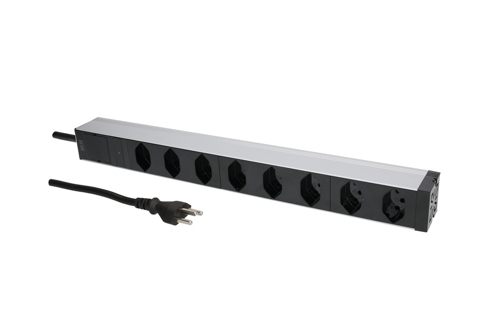 Max Hauri PDU 19 8x T13, 1U, Noir