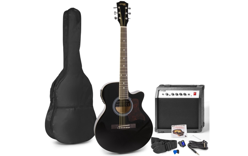 MAX Guitare occidentale ShowKit Noir