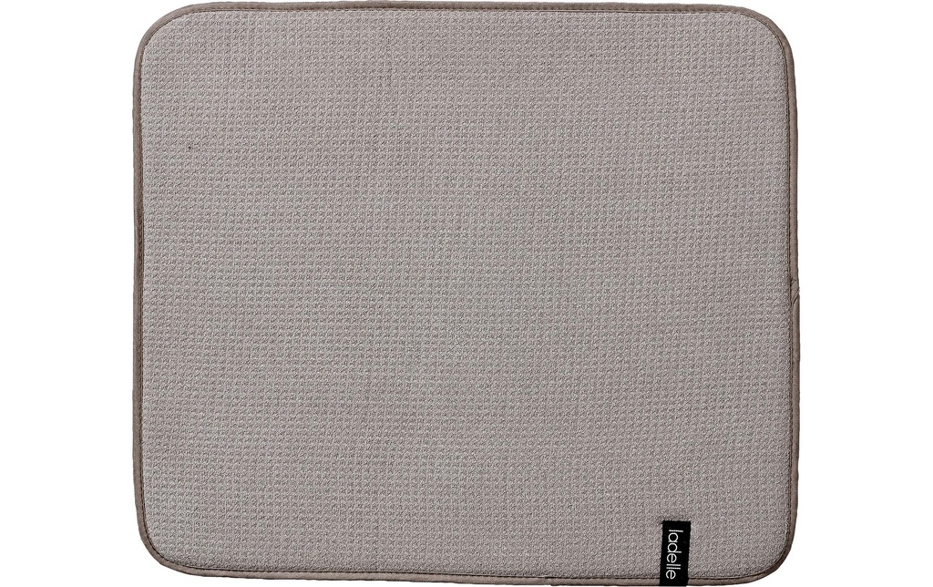 Ladelle Tapis égouttoir Microfibre 41 x 47 cm, gris