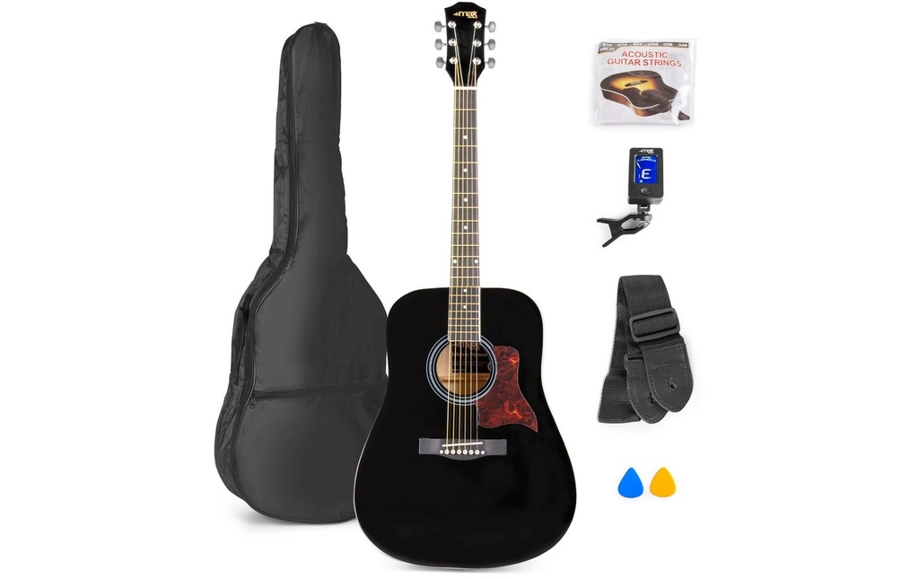MAX Guitare occidentale SoloJam Set Noir