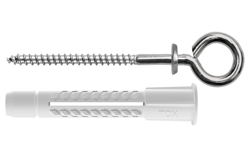 Tox-Dübel Chevilles à crochet Pirat Lenny-O 6 x 41 mm 4 Pièce/s