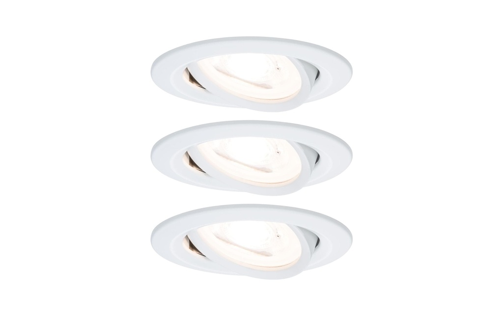 Paulmann Luminaire encastré LED Nova Set de base orientable