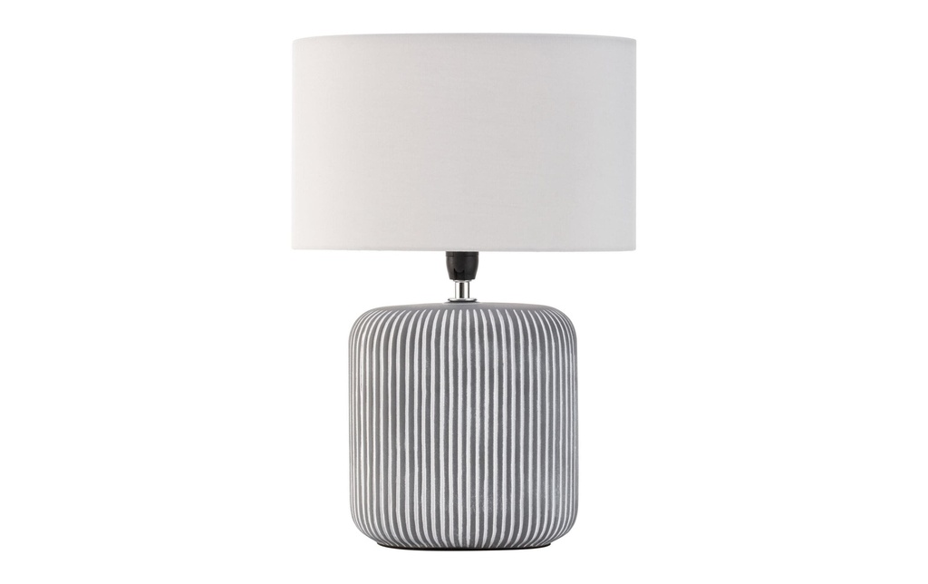 Pauleen Lampe de bureau Pure Shine, E14, Blanc/Gris