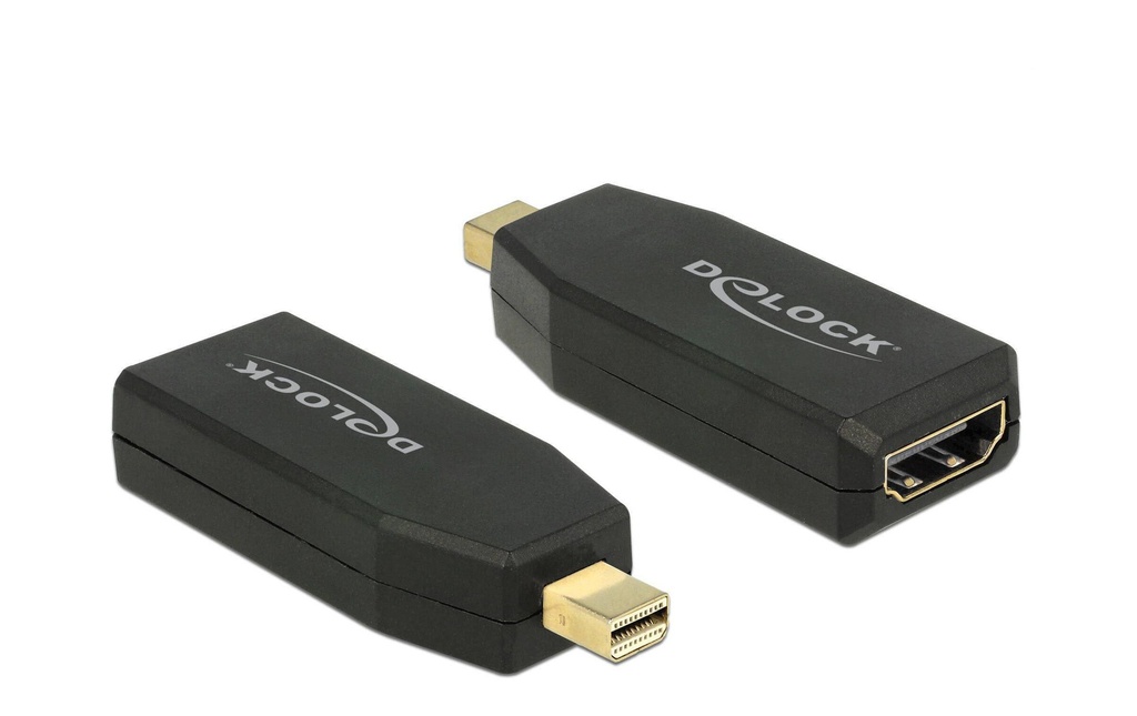 Delock Adaptateur Mini-Displayport – HDMI passive, 4K, noir