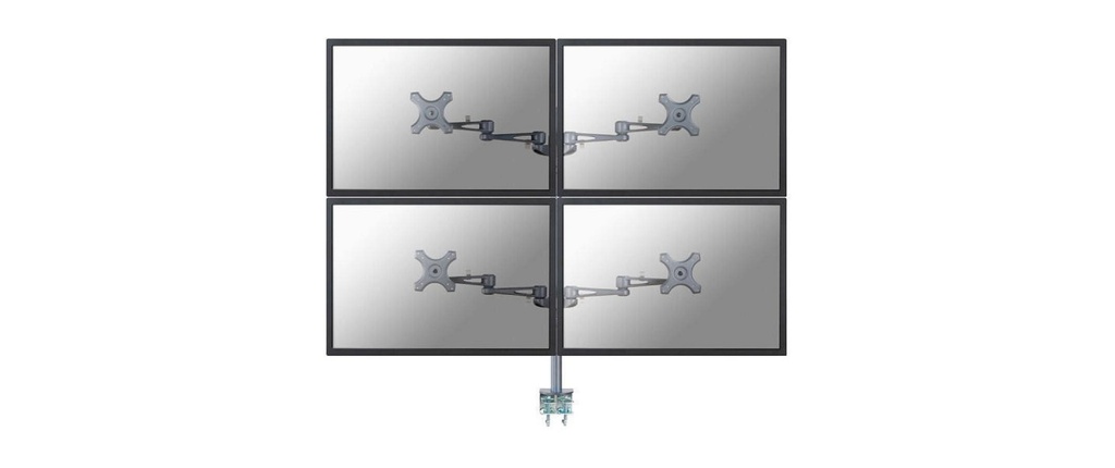 NEOMOUNTS Supports de table FPMA-D935D4 jusqu'à 10 kg - Noir