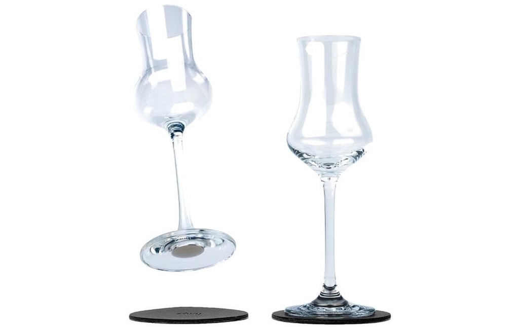 Silwy Verres à liqueur en cristal magnétiques