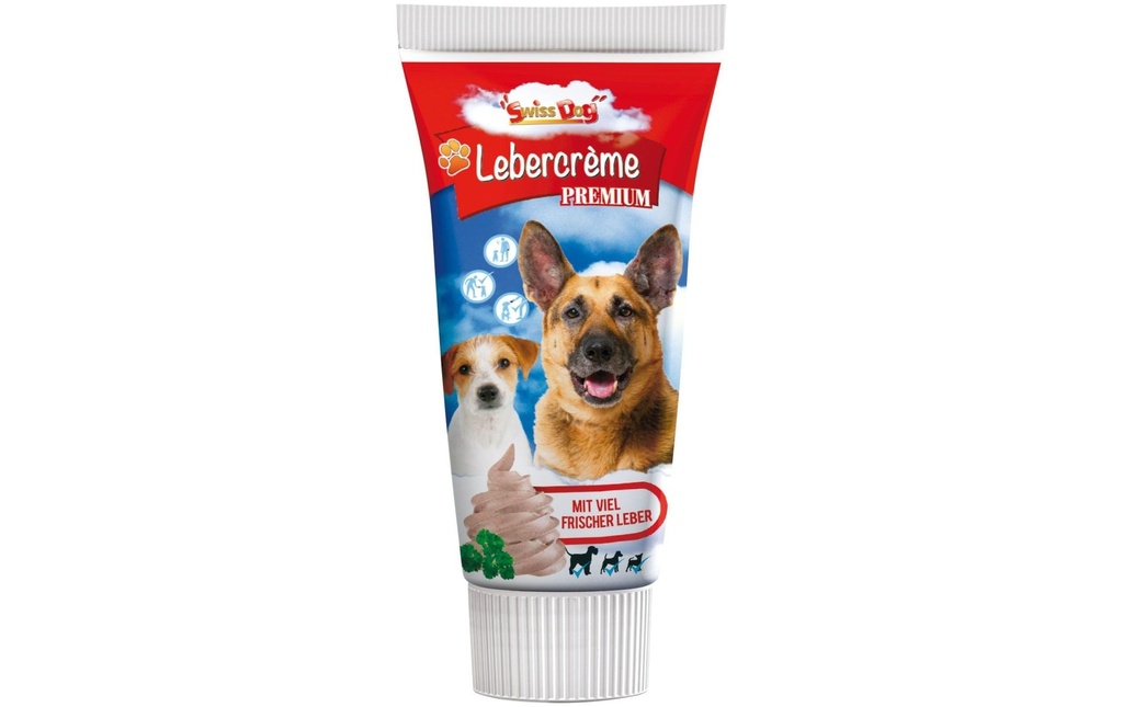 SwissDog Friandise Crème de foie Premium 75 g