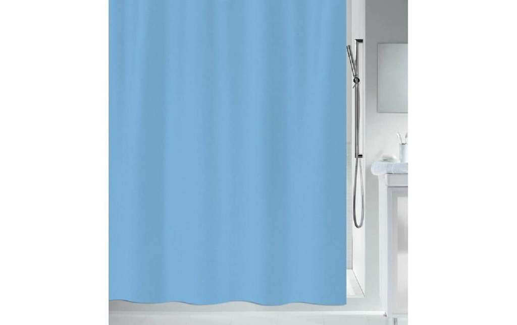 spirella Rideau de douche Primo 240 x 200 cm, Bleu clair