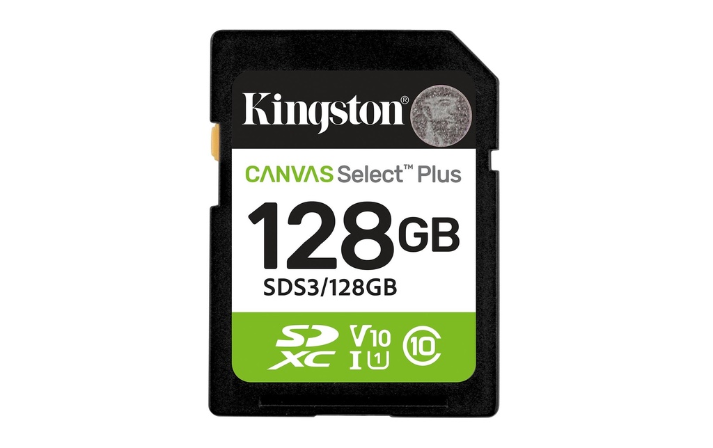 Kingston Carte SDXC Canvas Select Plus Gen3 128 GB