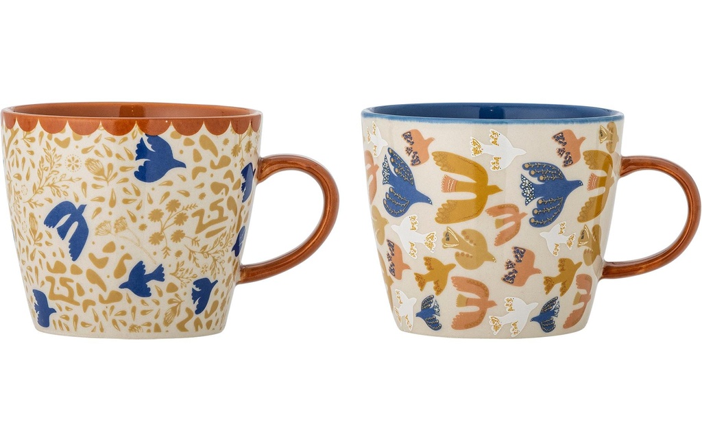 Bloomingville Tasse à thé Anniversary 300 ml, 2 Pièce/s, Multicolore