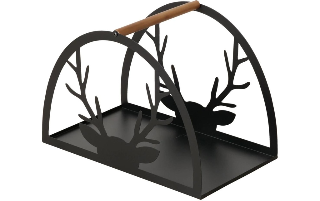 Boltze Étagère à bois Vilbert 55 x 32 x 38 cm