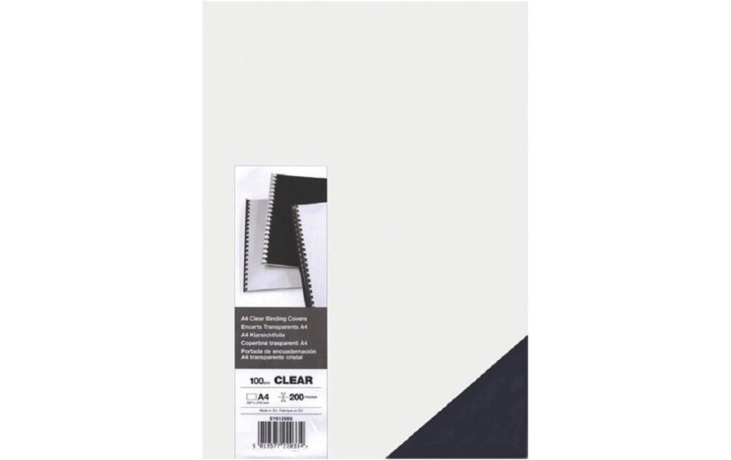 office focus Couverture de brochure Office Focus 200 g/m², 100 Pièce/s, Transparent