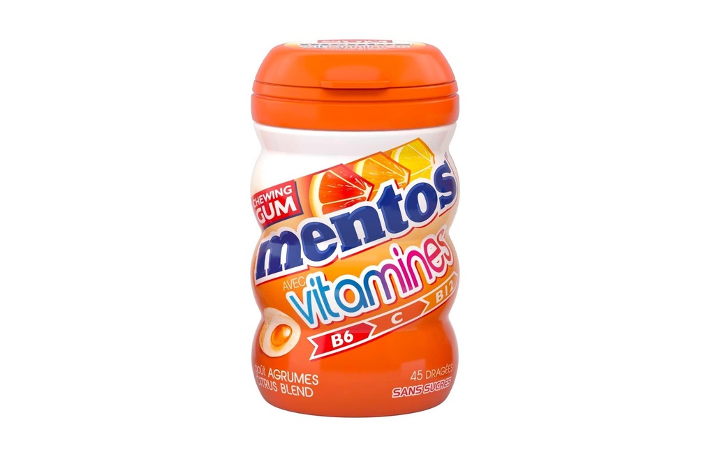 Mentos Chewing-gum Vitamines 90 g