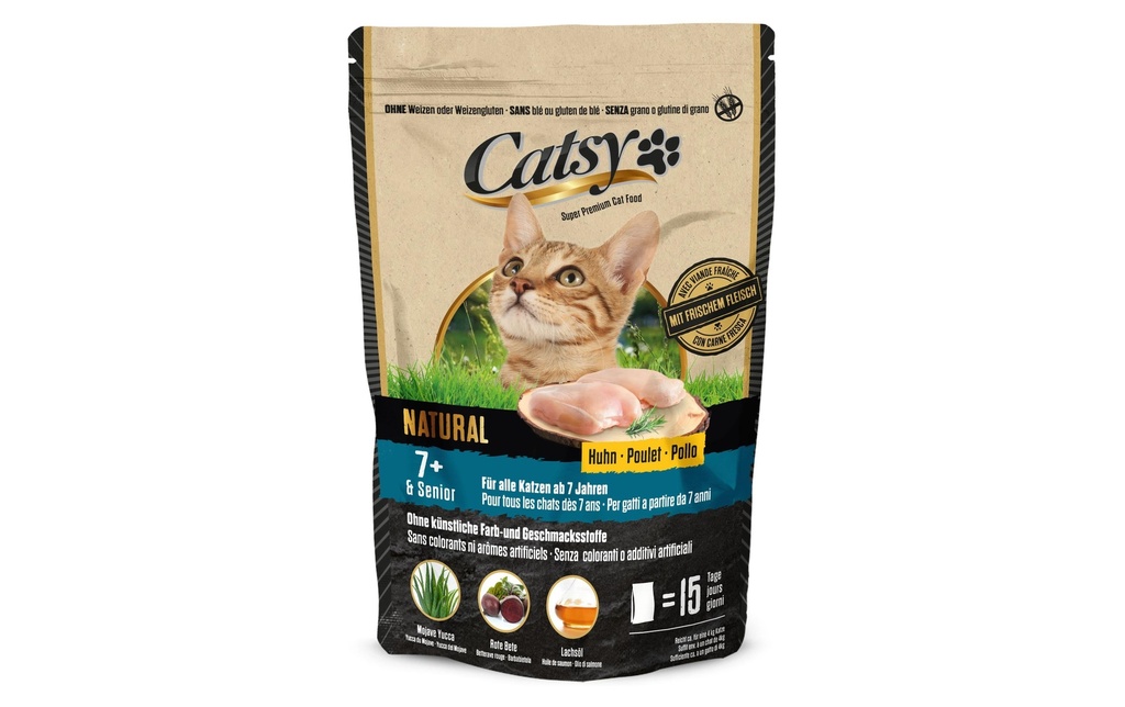 Catsy Alimentation sèche 7+ Cat Chicken, 1 kg