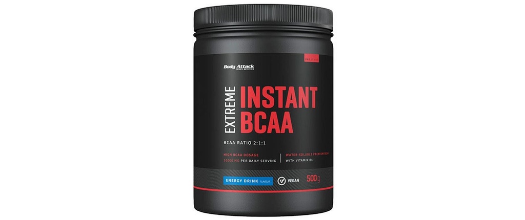 Body Attack Poudre Extreme Instant BCAA Thé glacé 500 g