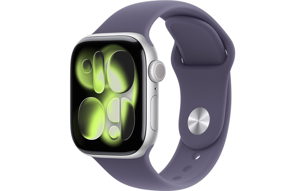 Apple Watch Series 11 42 mm LTE Silver Alu Purple Fog Sport S/M