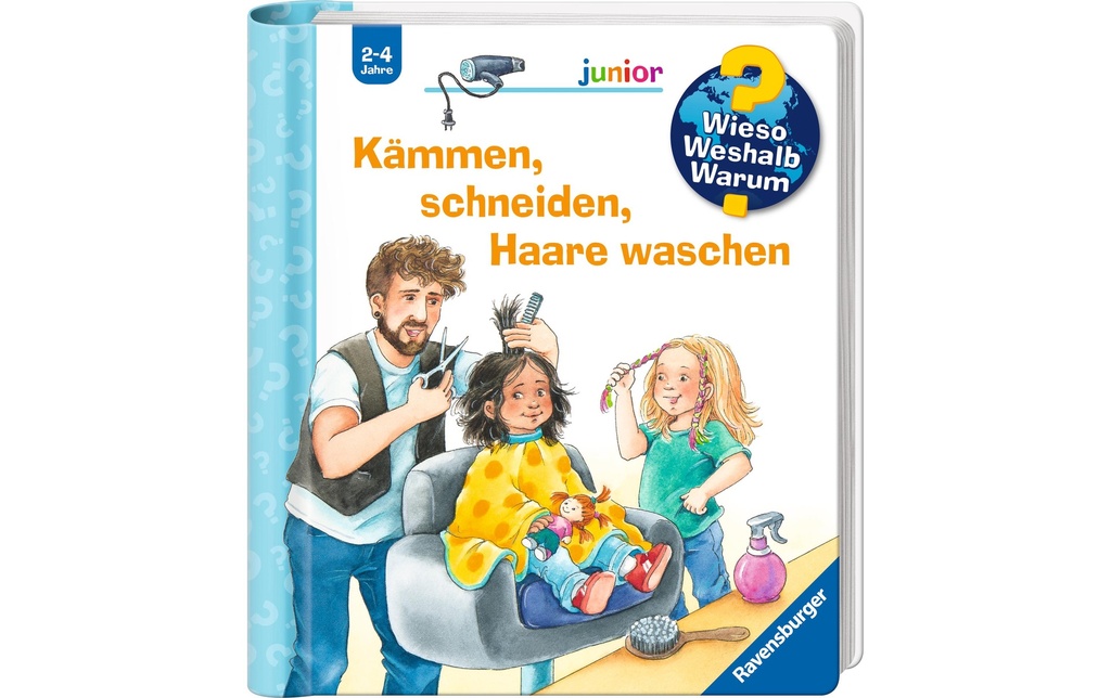 Ravensburger Livres pratiques pour enfants Volume 79 : Peigner, couper, laver les cheveux