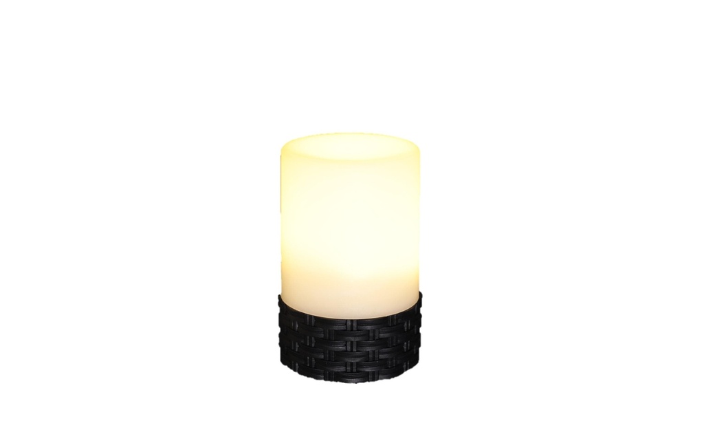 Dameco Lampe de table Rotin