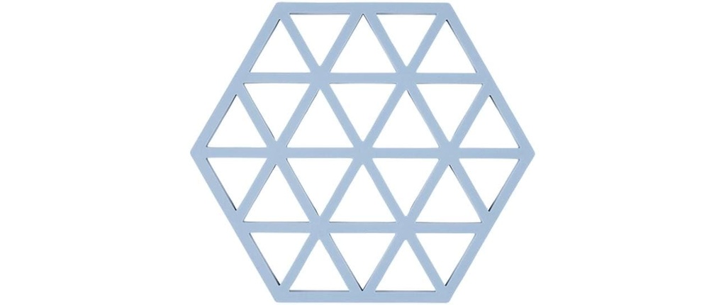 Zone Denmark Dessous de plat Triangles Bleu clair