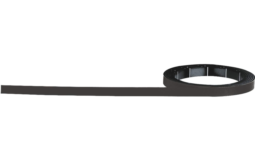 Magnetoplan Bande magnétique 1 m x 0.5 cm, Noir