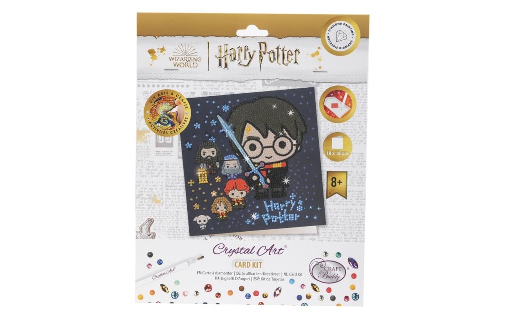 CRAFT Buddy Kits de bricolage Crystal Art Card Harry Potter Family