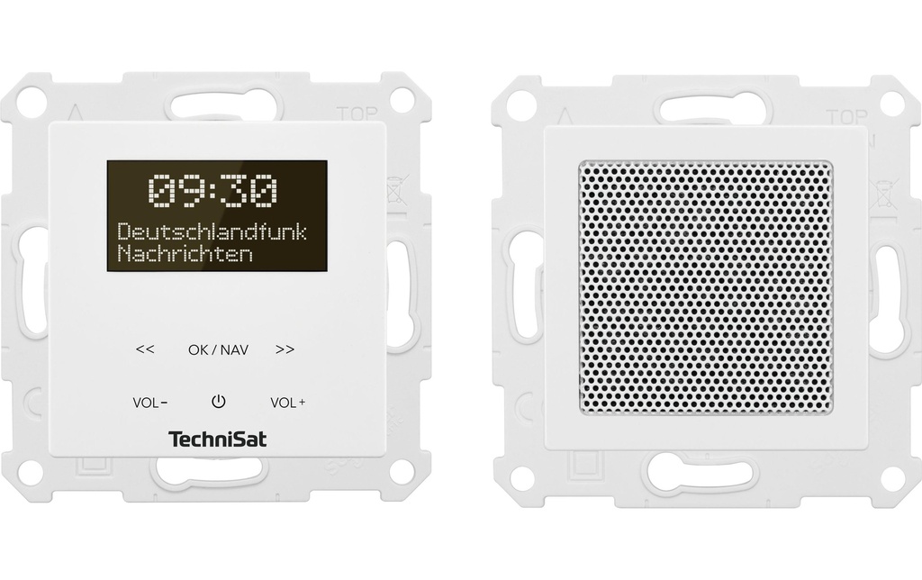 Technisat Radio DAB+ DigitRadio Up 55 Blanc