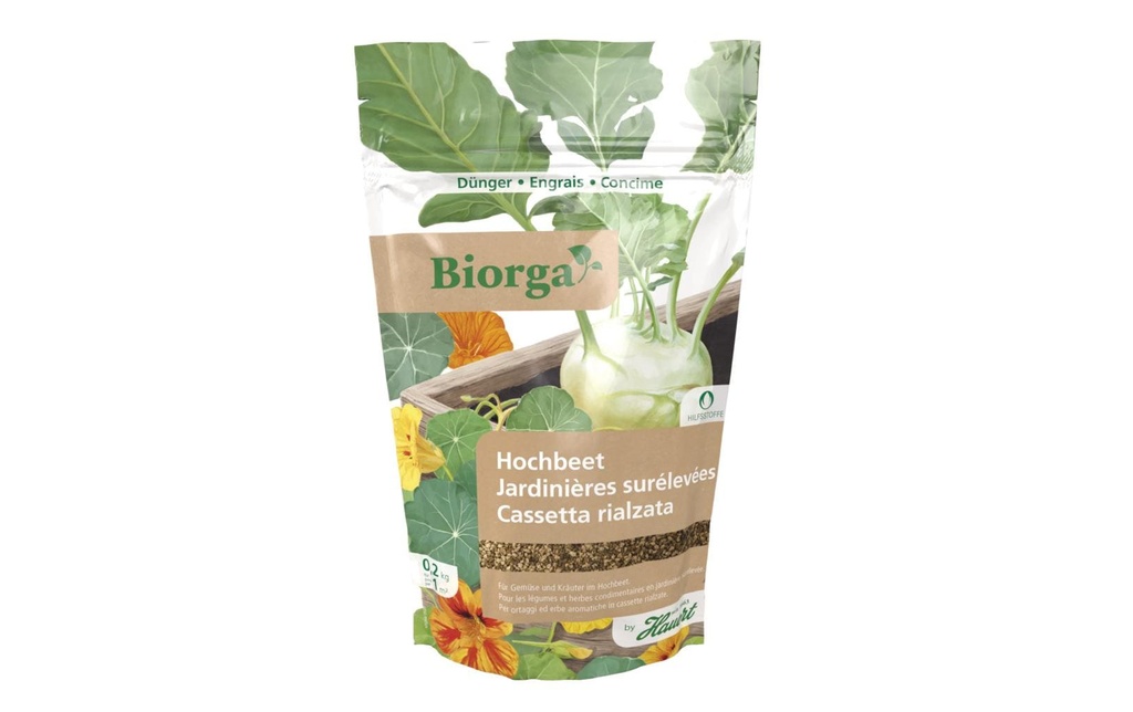 Hauert Engrais Biorga pour lits surélevés, 0,2 kg